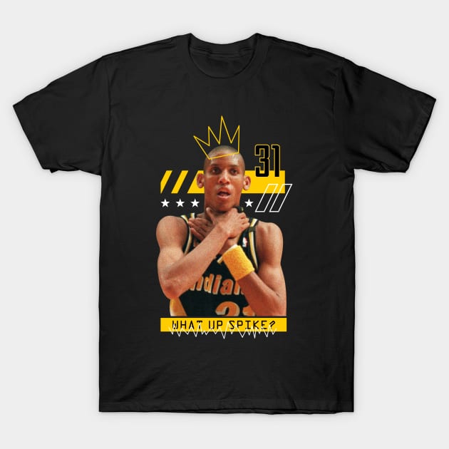 Reggie Miller Choke Basketball T-Shirt T-Shirt by HipHopTees